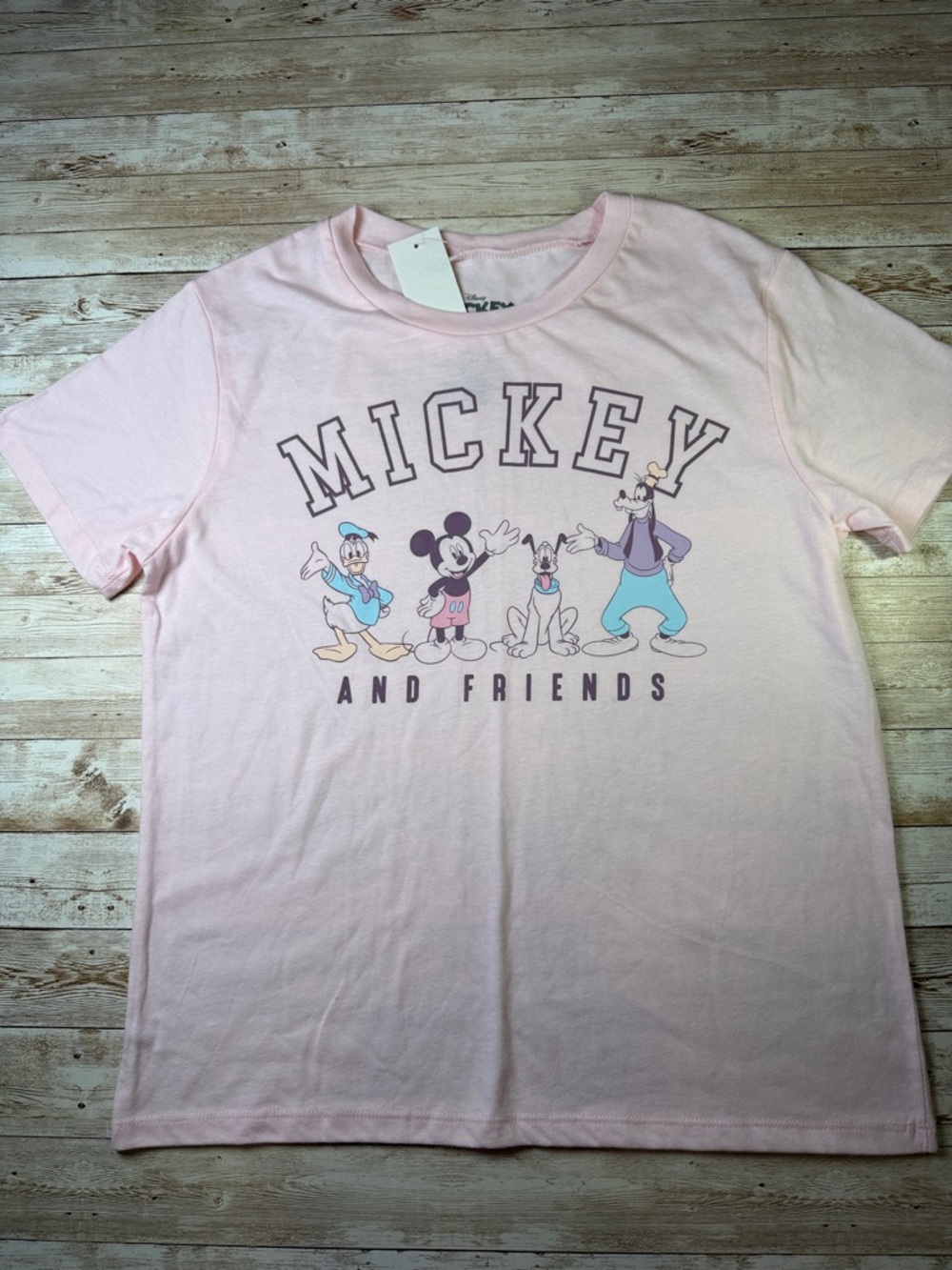 Disney Pink Mickey & Friends Graphic Short Sleeve Tee Various sizes available